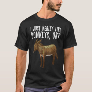 Camiseta Burro Divertido Para Hombres Mujeres Mula Granjas