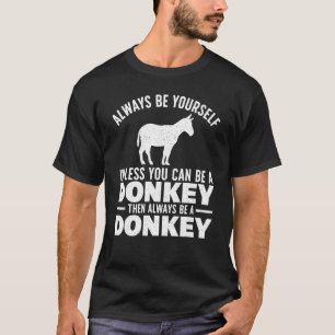 Camiseta Burro Genial Para Hombres Mujeres Zoo Mula Caballo