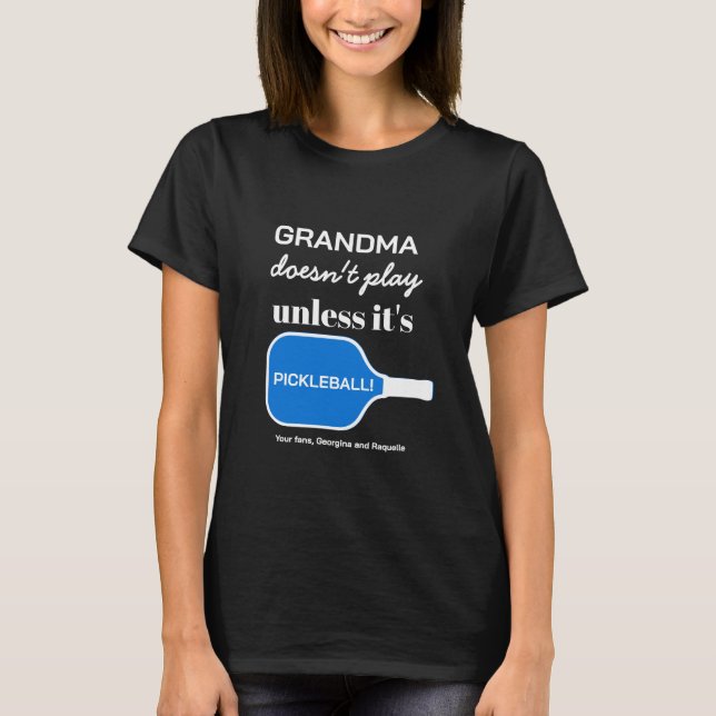 Camiseta Burro gracioso de la abuela Personalizado tipograf (Anverso)