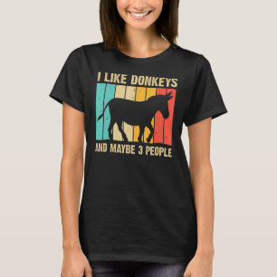 Camiseta Burro gracioso para hombres mujeres Mule equino de