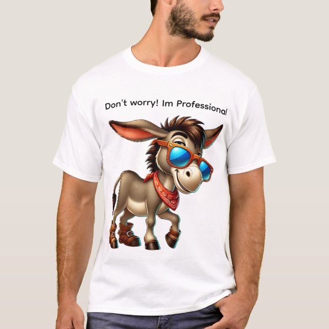 Camiseta Burro profesional (Anverso)