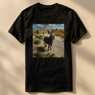 Camiseta Burro Sonriente Divertido Viaje por la Ruta 66 del