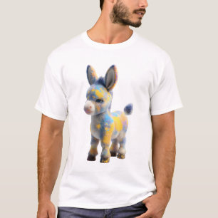 Camiseta Burro Splash Multicolor Vibrante Hombres
