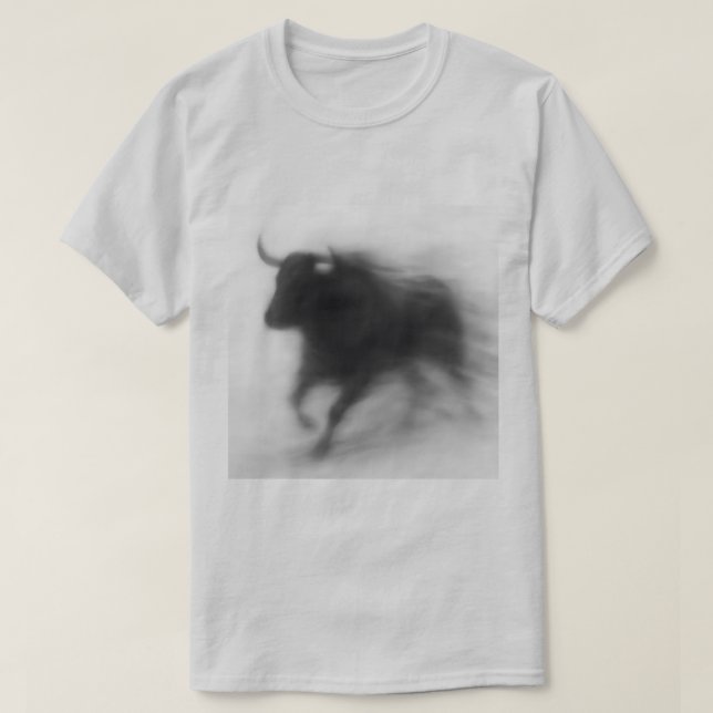 Camiseta Burro toro borroso - Motion & Power Resumen Art Te (Diseño del anverso)