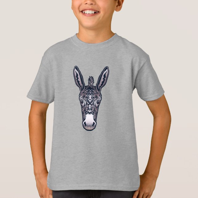 Camiseta Burros de amigos de animales de granja (Anverso)