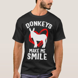 Camiseta Burros De Burro Me Hacen Sonreír Un Enamorado Anim