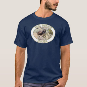 Camiseta Burros salvajes/burros de Nevada