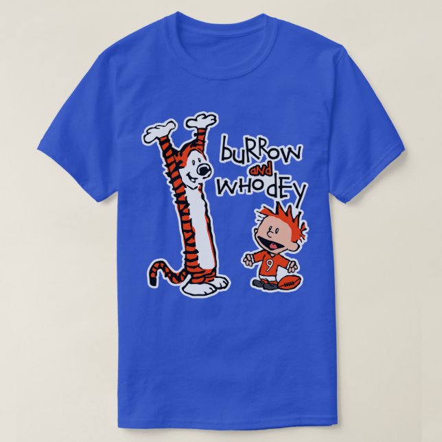Camiseta Burrow Who Dey (Diseño del anverso)