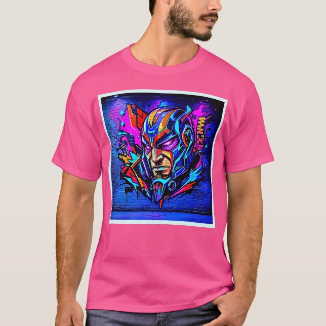 Camiseta Burst de graffiti héroe (Anverso)