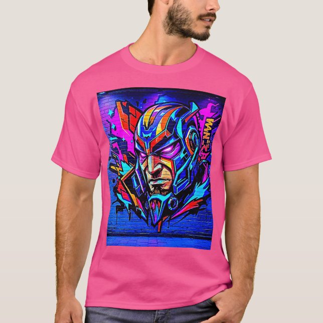Camiseta Burst de graffiti héroe (Anverso)