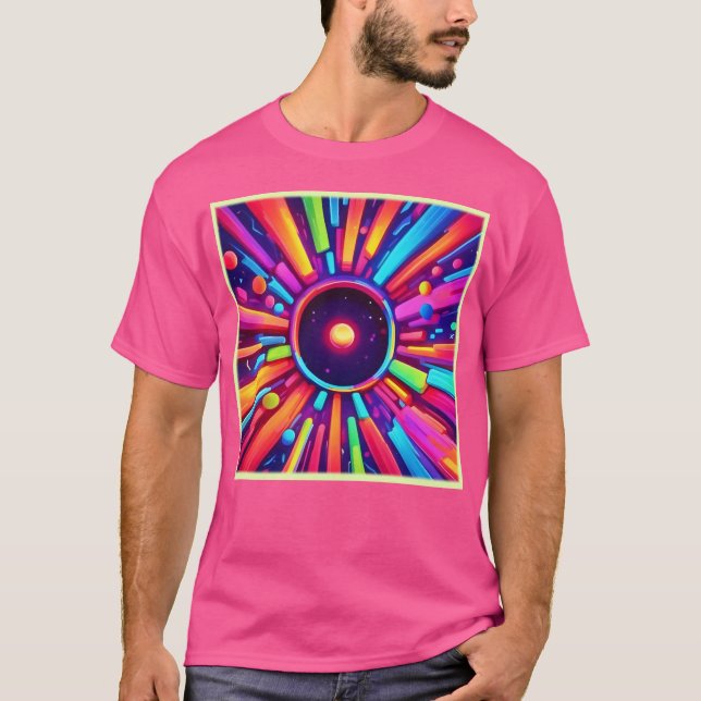 Camiseta Burst nebulosa: Kaleidoscopio cósmico (Anverso)