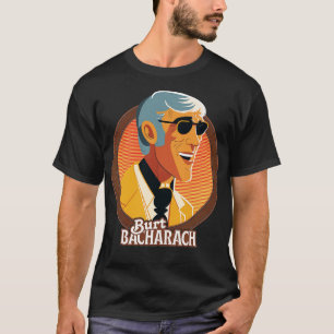 Camiseta Burt Bacharach Retro diseño de fans de los años 60