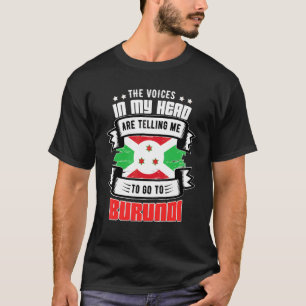Camiseta Burundi En Mi Cabeza
