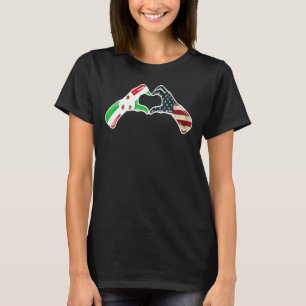 Camiseta Burundi Estados Unidos Bandera de Estados Unidos C