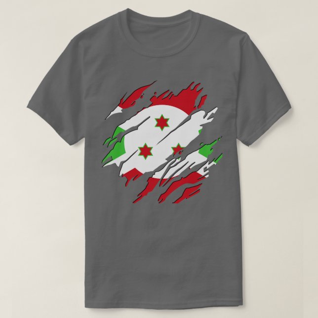 Camiseta Burundi siempre (Diseño del anverso)