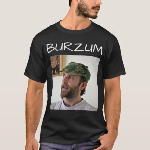 Camiseta Burzum Varg Vikernes Historia Metalizado negra