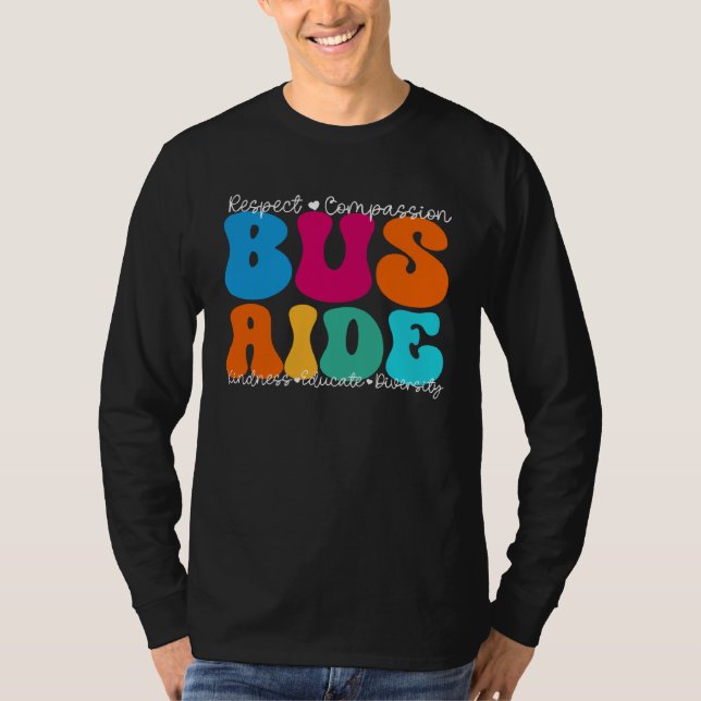 Camiseta Bus Aide Appreciation Week Back to School (Anverso)