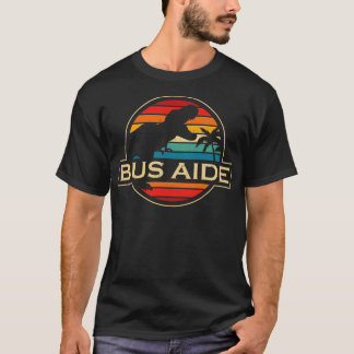Camiseta Bus Aide Dinosaur