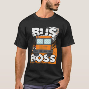 Camiseta Bus Boss School Bus Apreciación Del Conductor De A