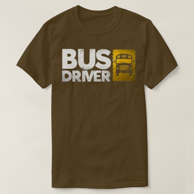 Camiseta Bus de la escuela de conductores de autobús Sass G (Diseño del anverso)
