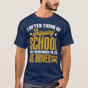 Camiseta Bus Driver Schoolbus