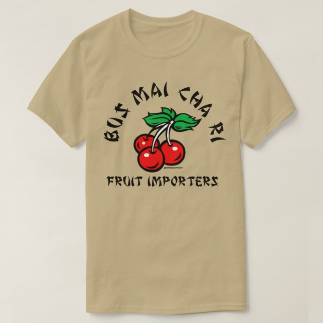 CAMISETA BUS MAI CHA RI (Diseño del anverso)