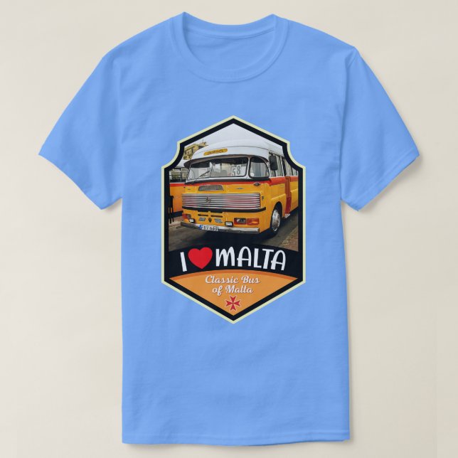 Camiseta Bus maltés de Oldtimer (Diseño del anverso)