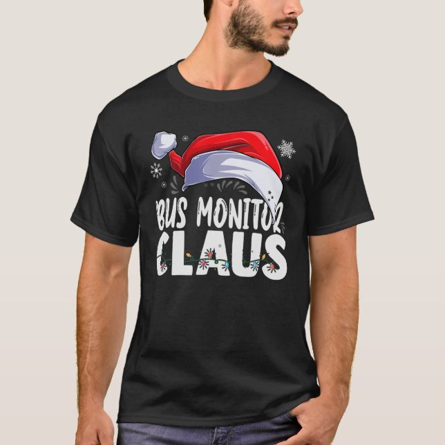 Camiseta Bus Monitor Navidades de Santa Claus Competición C (Anverso)