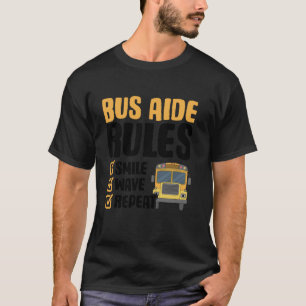 Camiseta Bus Monitor Smile Wave Repeat Bus Assistant Ai
