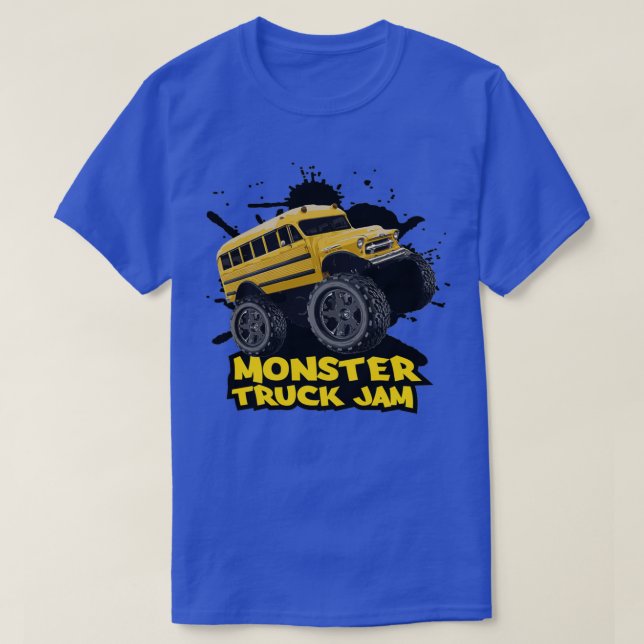 CAMISETA BUS MONSTER TRUCK JAM (Diseño del anverso)