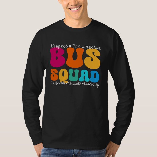 Camiseta Bus Squad Appreciation Week Back to School (Anverso)