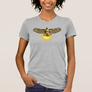 Camiseta Busardo Colirrojo volando con el sol
