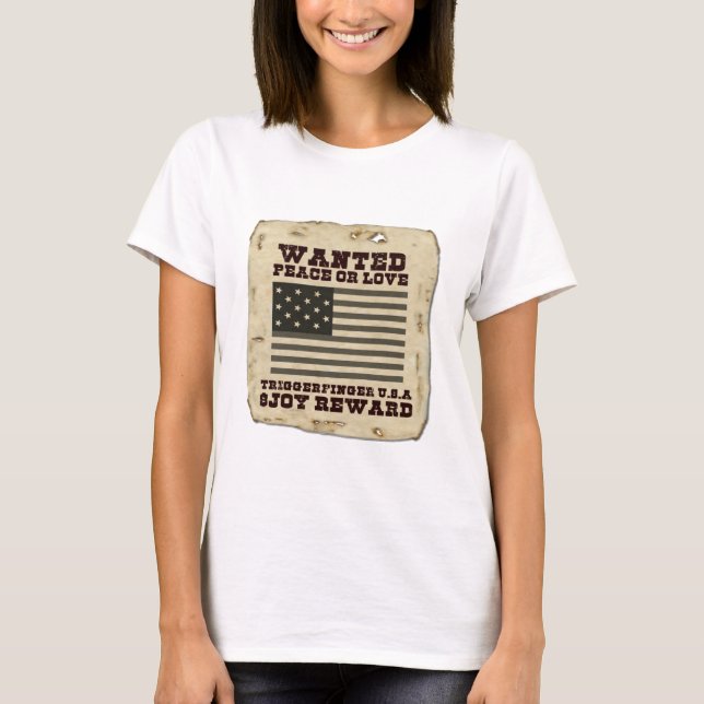 Camiseta Buscaba la Paz (Anverso)