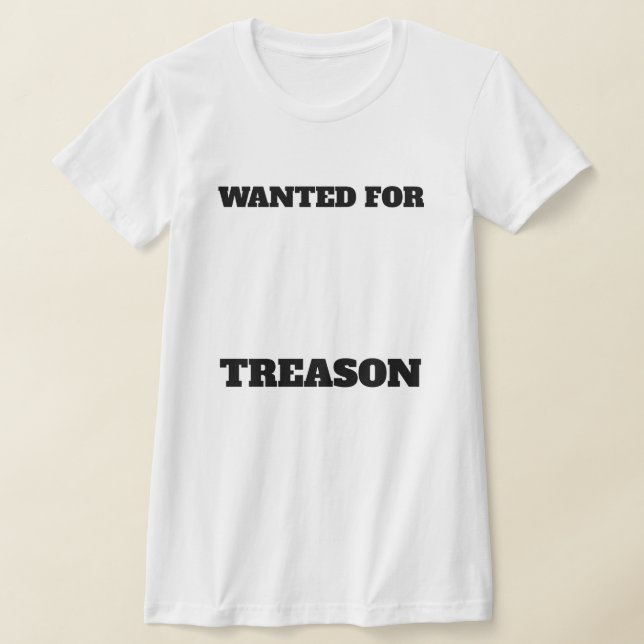 Camiseta Buscado por la traición Trump (Distribución)