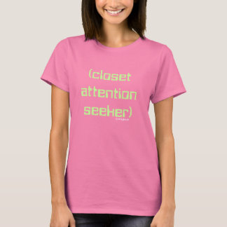 Camiseta (buscador de atención de closet), espumoso