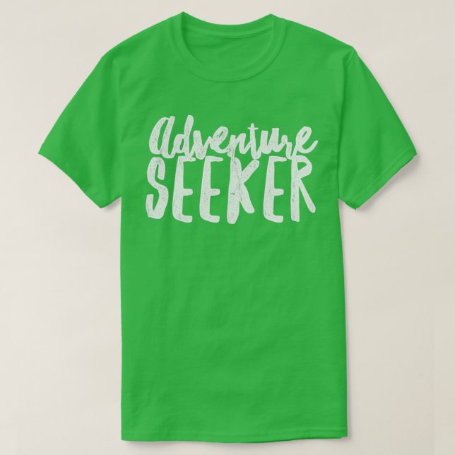 Camiseta Buscador de aventuras al aire libre (Diseño del anverso)