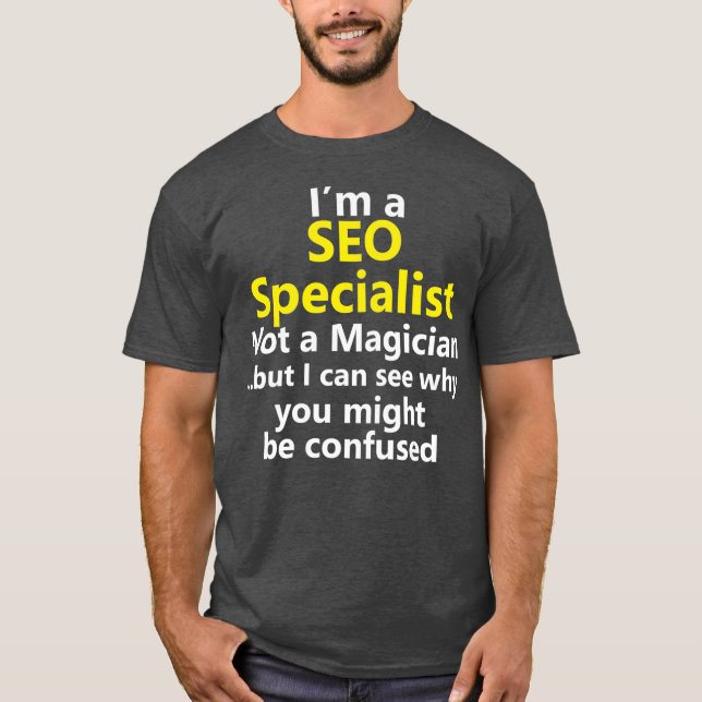 Camiseta Buscador SEO Trabajo Especializado Digital en Líne (Anverso)