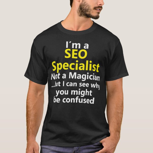 Camiseta Buscador SEO Trabajo Especializado Digital en Líne (Anverso)