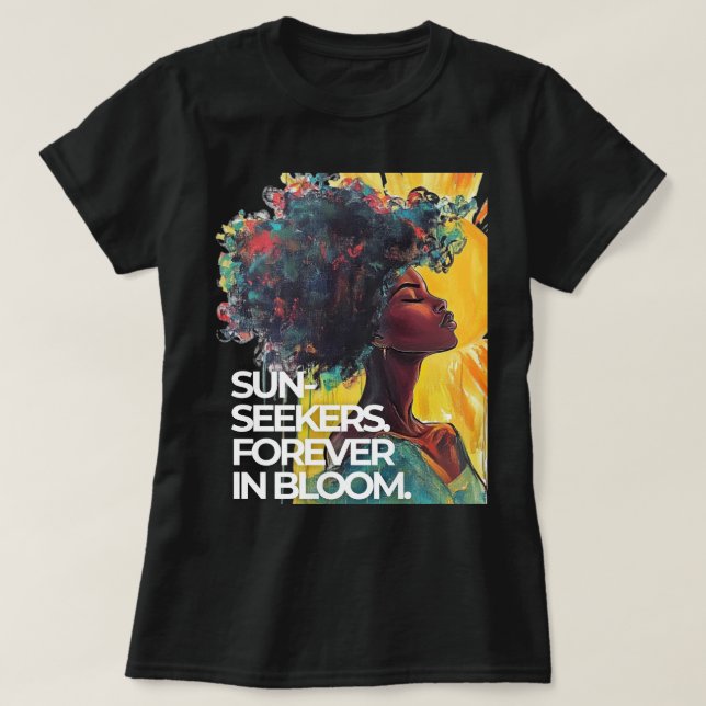 Camiseta Buscadores de Sol (Diseño del anverso)