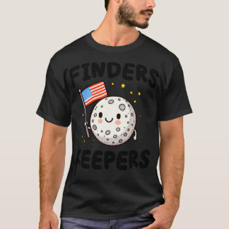 Camiseta Buscadores Keepers Cute Kawaii Moon sosteniendo un
