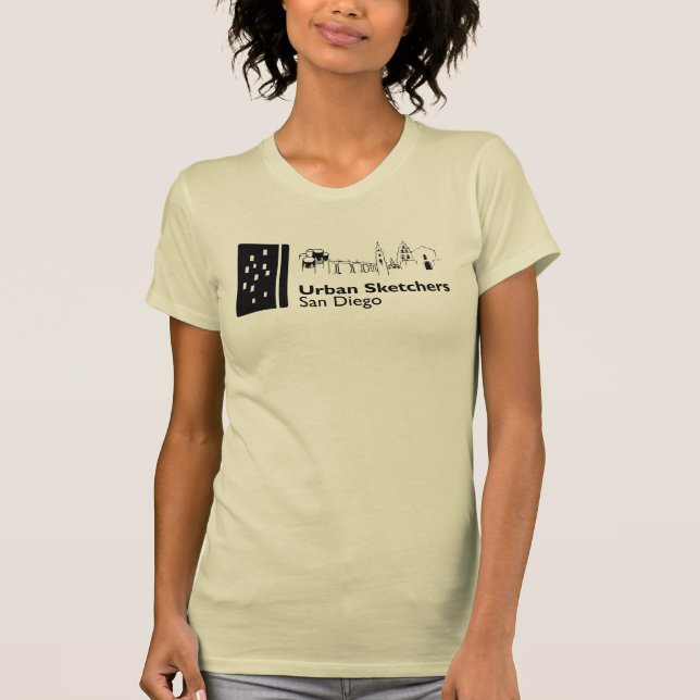 Camiseta Buscadores urbanos San Diego ajuste delgado T (Anverso)