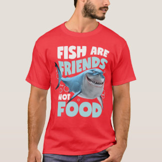 Camiseta Buscando a Nemo Los peces son amigos, no comida am