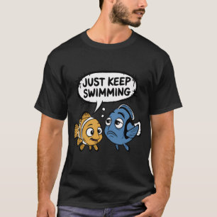 Camiseta Buscando a Nemo - Solo sigue nadando