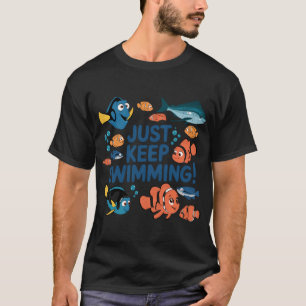 Camiseta Buscando a Nemo - Solo sigue nadando