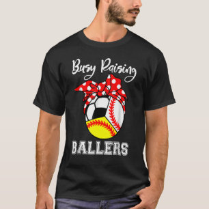 Camiseta Buscando Ballers Beisbol Bothball Soccer Mom