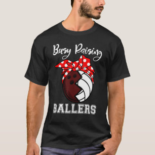 Camiseta Buscando Ballers Bowling Volleyball Mom