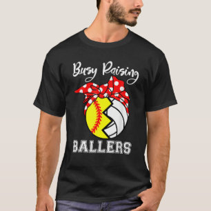 Camiseta Buscando Ballers Divertida Madre De Voleibol De So