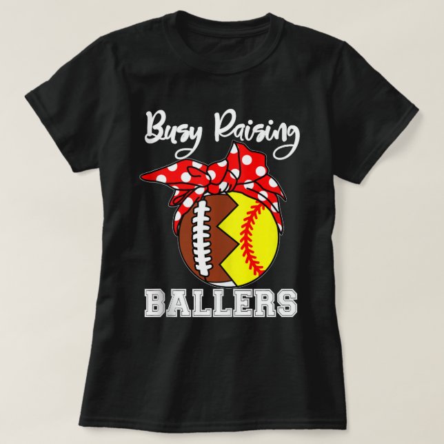 Camiseta Buscando Ballers Mamá Famoso Softball T (Diseño del anverso)