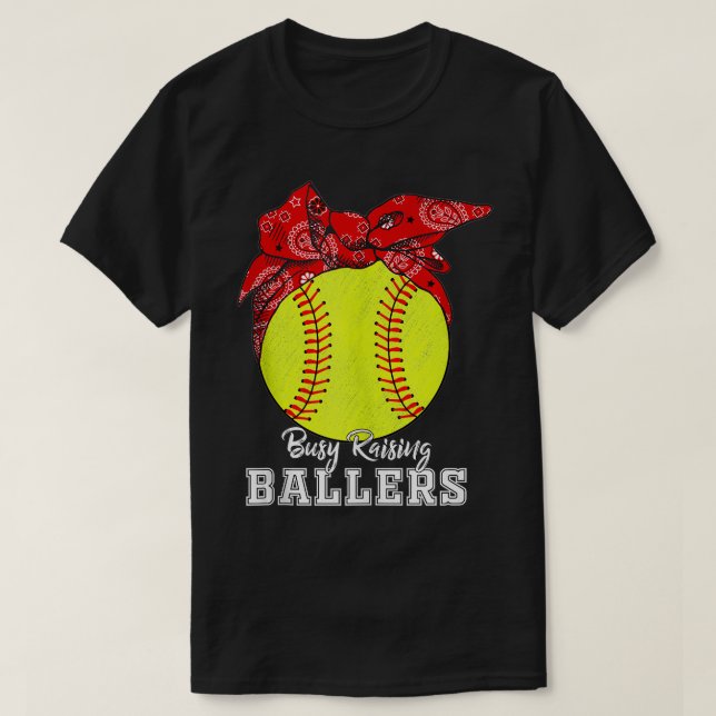 Camiseta Buscando Ballers Softball Mamá (Diseño del anverso)