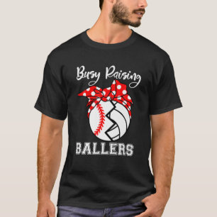 Camiseta Buscando Ballers, una divertida madre de voleibol